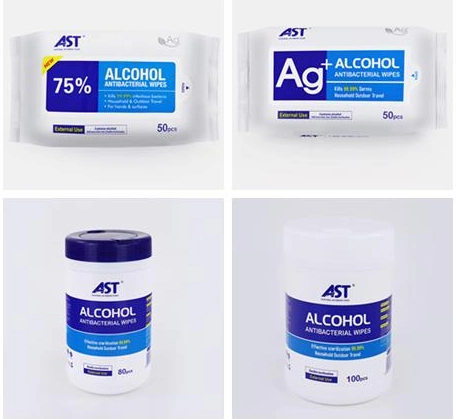 Sanitizing Household Cleaning Alcohol Antibacterial Wet Wipes