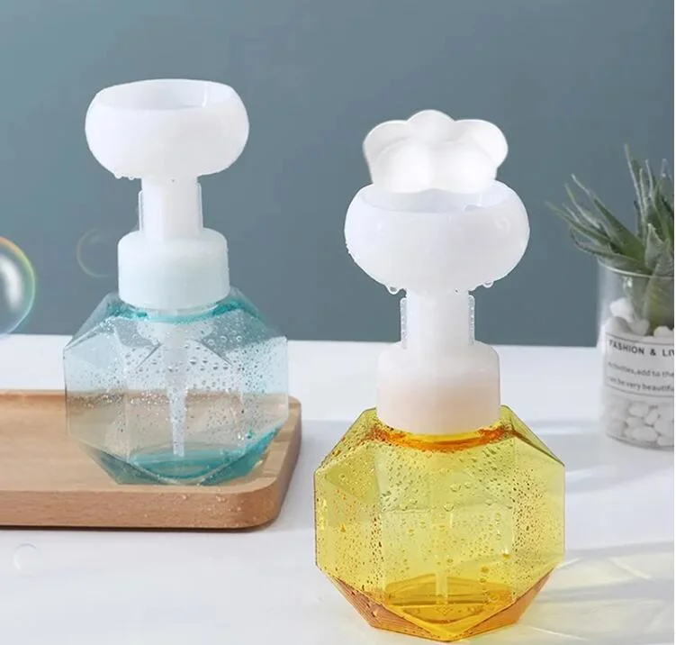 New Press Type Flower Foam Bottle Hand Sanitizer Cosmetics Separate Bottle Convenient Type Travel Lotion Separate Bottle