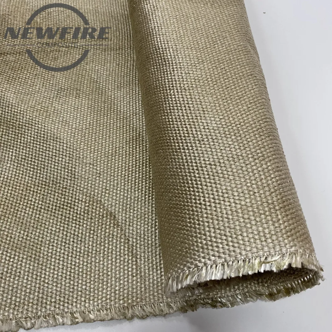 Vermiculite Coated Fiberglass Cloth for High Temperature Welding Protective Fireproof From China High Quality Vermiculite Coated Fiberglass Fabric