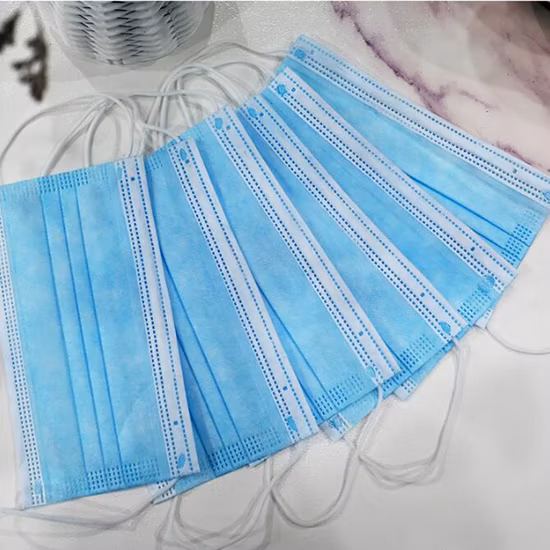 Stock de gros masque civil 3 plis jetable protéger le masque facial