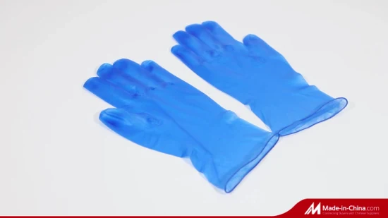 Commerce de gros Latex Vinyl Safety Examination Protective PVC Rubber Jetable Nitrile Exam Gants à usage médical